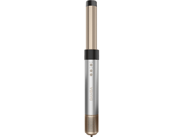 Moldeador - Cecotec Bamba CeramicCare AirGlam Aluminium, Tecnología iónica, 8 en 1, 3 velocidades, 3 temperaturas, 8 accesorios, Aluminium