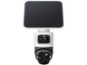 Cámara de vigilancia IP - Eufy SoloCam S4, UHD 4K, 3840 x 2160 Píxeles, Función de visión nocturna, Blanco