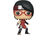 Figura Funko Pop! - Boruto Naruto Next Generations Sarada Uchiha, PVC, 9 cm, Multicolor