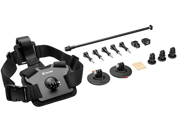 Kit accesorios cámara deportiva - Insta360 DPTSKSC/A, Kit para Snow, Negro