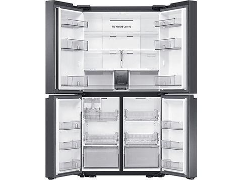 Frigorífico americano - Samsung SMART AI  RF59C700EB1/ES, No Frost, 177.9 cm, 649l, All Around Cooling, WiFi, Dispensador de hielo, Grafito