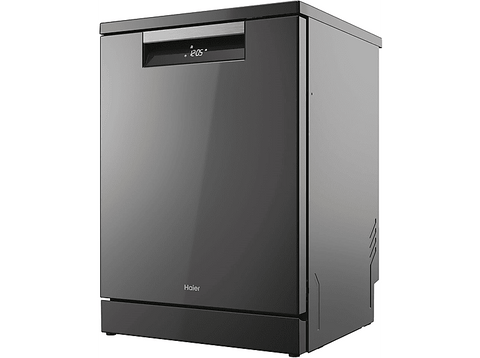 Lavavajillas - Haier I-Pro Shine Series 7 XF 4A4M4PA, 14 servicios, 10 programas, 60 cm, Motor Inverter, Wi-Fi, Gris