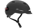 Casco - Livall C20, Para patinete y Bici, Casco Conectado, SOS, Luz de Freno, Luz Trasera, Talla M, 54-58 cm, Negro