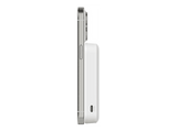 Powerbank - Belkin BoostCharge Pro Batería externa magnética 8K con Qi2 (15 W), 8000 mAh, 1x USB-C, Blanco
