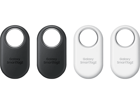 Etiqueta de rastreo - Samsung Galaxy SmartTag2 (Pack de 4), Negro/Blanco