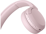 Auriculares inalámbricos - Sony WH-CH520, Bluetooth, 50 horas de autonomía, Carga rápida, 360 Audio, Conexión multipunto, Cascos estilo diadema, Rosa