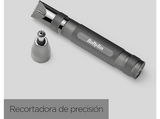Cortapelos nariz - Babyliss E111E Super-X Metal, Nariz, Orejas y Cejas, Cabezales intercambiables, Black Edition