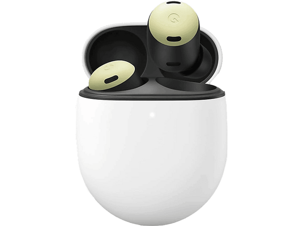 Auriculares de botón - Google Pixel Buds Pro, 11h Autonomía de reproducción, Estuche de carga USB-C, Resistencia IPX4, Verde lima