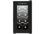 Vinoteca - La Sommelière LS8H, Termoeléctrico, 8 botellas, 65 W, Iluminación LED, 47.5cm, 35 dB(A), Negro