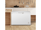 Congelador horizontal - Hisense FT484D4AWLYD, 372 l, 85.8 cm, Convertible a frigo, Autonomía 135 hs, Blanco