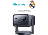 Mini proyector - Hisense C2, Láser Tricolor, Dolby Vision, IA Upscaling, Hasta 300, Gris metalizado