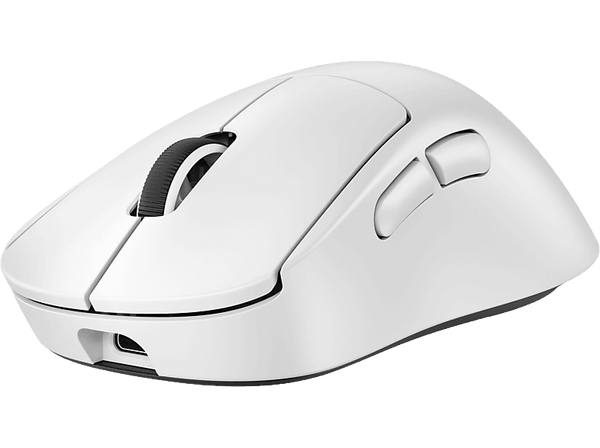 Ratón gaming - Logitech Pro X Superlight 2 DEX, 44.000 ppp, Lightspeed, Interruptores Lightforce, 95h batería, Sensor Hero 2, 60 gramos, Blanco