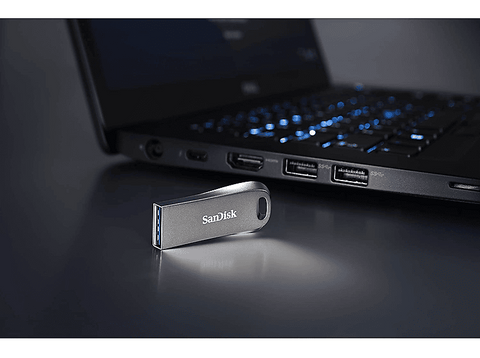 Memoria USB 512 GB - SanDisk Ultra Luxe, USB 3.1, 150 MB/s, Protección por Contraseña, SecureAccess®, Plata