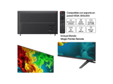 TV QNED Mini LED 75 - LG 75QNED82B6A, UHD 4K, Procesador Inteligente α8 AI Processor 4K Gen3, Smart TV, DVB-T2 (H.265), Negro