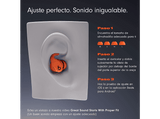 PowerBeats Fit (2025), Auriculares deportivos inalámbricos, True Wireless con aletas Secure-Fit, Apple, Android, Naranja