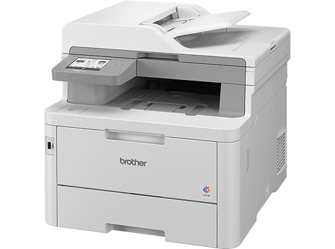 Impresora multifunción - Brother MFCL8390CDW, Láser, 30 ppm a color y monocolor, Doble cara, WiFi, Blanco