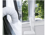 Accesorio aire acondicionado - Koenic KWS 125, Con cremallera, Autoadherente, 4 m, Blanco