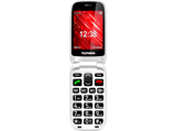 Móvil - Telefunken S445, Rojo, 32MB RAM, 2.8, 800 mAh, Teclas grandes, Botón SOS