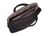 Maletín para portátil - Case-Logic Invigo, Para portátiles de hasta 14, Poliéster, Negro
