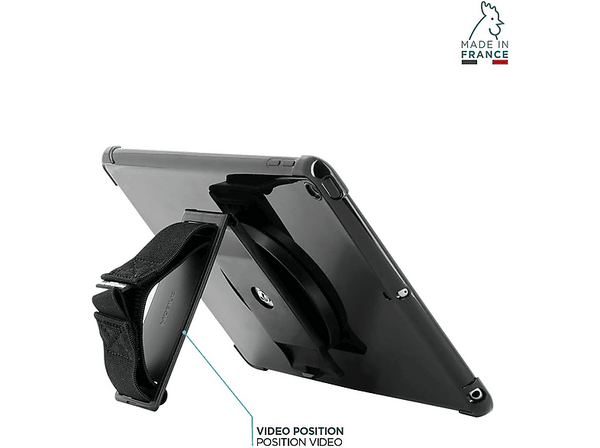 Soporte tablet - MOBILIS Universal 360º, Giratorio, Con trípode, Negro
