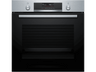 Horno - Bosch HBG579ES3, Serie 6, Multifunción, Pirolítico y Asistente de limpieza con agua, 71 l, 60 cm,  HotAir 3D, Función Air Fry, Inox