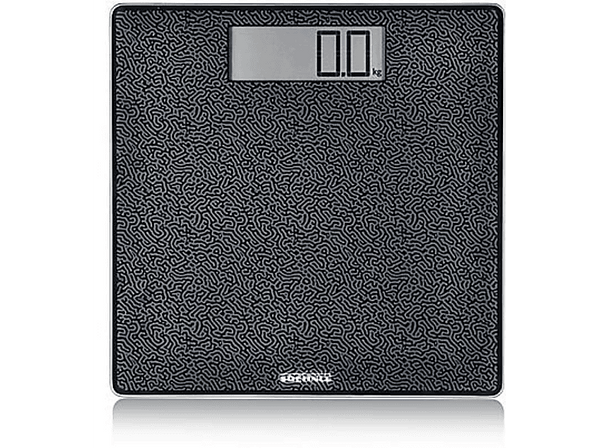 Báscula de baño - Soehnle Style Sense Comfort Coral, Hasta 180 kg, Pantalla LCD, Patas y superficie antideslizante, Negro
