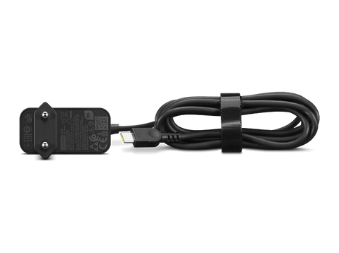 Cargador para portátil - Lenovo 65W USB-C Adaptador de Pared, EU Pin, 100-240V, Negro