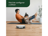 Robot aspirador - I Robot Roomba Combo Essential Y011240, Friegasuelos, 2 en 1, Autonomía 160 min, Depósito 400 ml, Control por voz, WiFi, Blanco