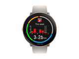 Reloj deportivo - Polar Ignite 3, 22 mm, 1.2, AMOLED, Talla S-L, Cristal curvo, GPS dual, Autonomía 5 días, Arena/Oro