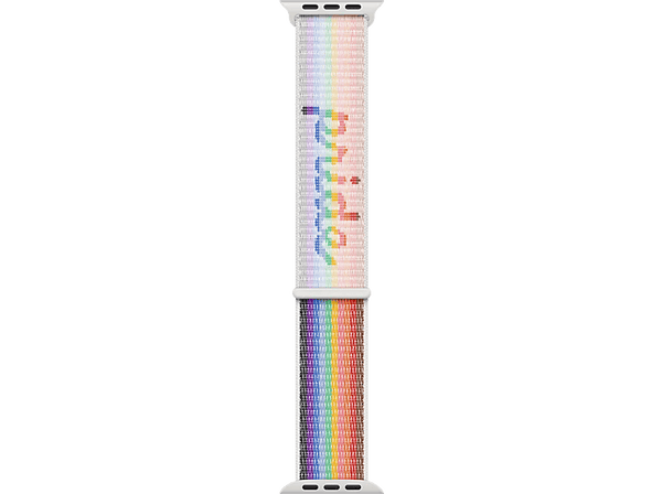Correa - Friendly License FRSWB080, Apple Watch 42/44/45 mm y ULTRA, Nylon, Pride