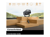 Mini proyector - Hisense C2, Láser Tricolor, Dolby Vision, IA Upscaling, Hasta 300, Gris metalizado