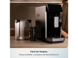 Cafetera superautomática - Cecotec Cremmaet Lungo Steam, Vaporizador, 5 bebidas, Pantalla táctil, 19 bares, Thermoblock, Molinillo integrado, Negro