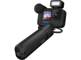 Cámara deportiva - GoPro Hero 12 Creator Edition, HyperSmooth, 27 megapixels, 5.3K, HDR, Sumergible hasta 10m, Cámara lenta, Negro