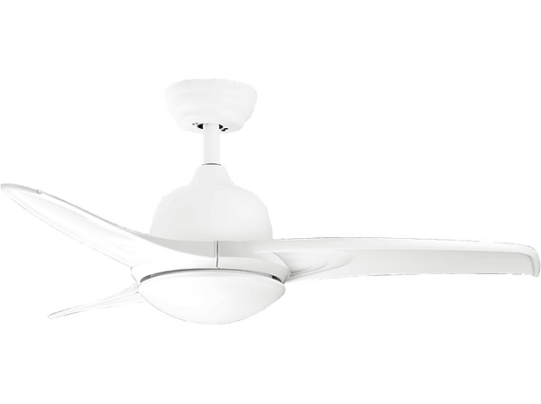 Ventilador de techo con luz - Orbegozo CP 126105, 40 W, 6 Velocidades, Sistema de ventilación reversible, Luz LED, 45 dB(A), Blanco
