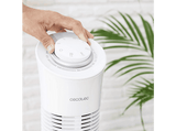 Ventilador de torre - Cecotec ForceSilence 6090 Skyline, Potencia 45 W, 3 velocidades, Temporizador, 80 cm altura, 30, White