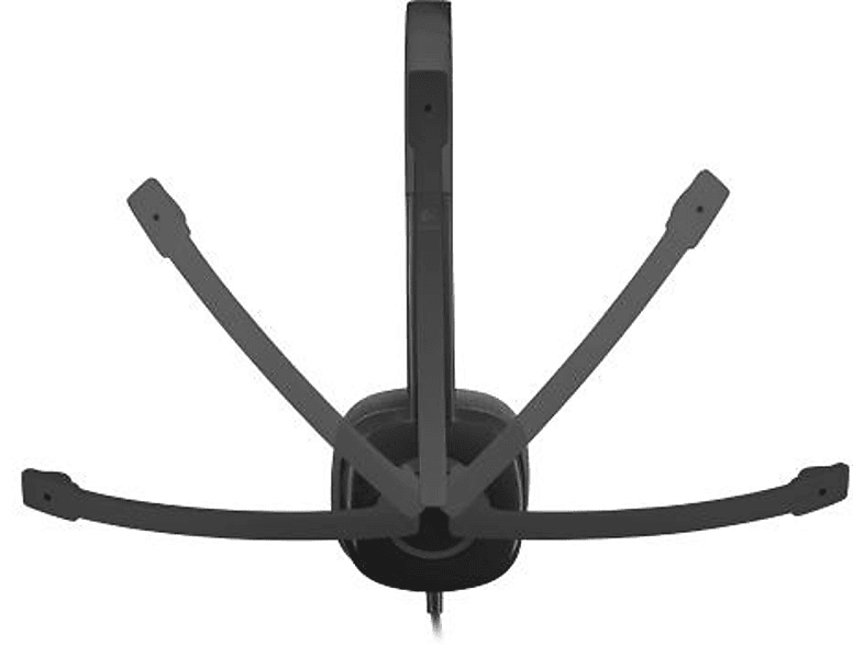 Logitech H151 Binaurale Diadema Negro auricular con micrófono