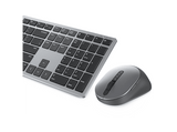 Pack Teclado + Ratón - Dell Premier KM7321W, Inalámbrico, Bluetooth, USB, Teclas dedicadas y programables, Gris y negro