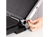 Grill - Taurus Bistro Gourmet, Dual Heat Tech, Grandes placas de cocción, 2600 W, Negro