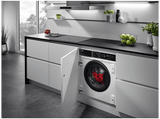 Lavadora secadora integrable - AEG LWN7E8636F, 8Kg + 4kg, 1600 rpm, 15 programas, Función Vapor, Sin panelar