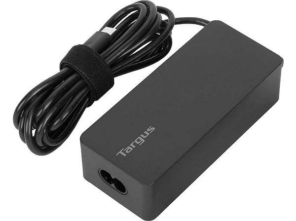 Cargador - Targus APA107EU, Universal, 65W, USB-C, Negro