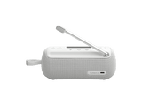 Radio portátil - JBL Tuner 3, 7W Potencia, Señal FM/DAB/DAB+, 12h Autonomía, Resistencia IP68, USB-C, Blanco