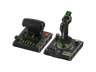 Simulador de vuelo - Turtle Beach VelocityOne Flightdeck, Flight Touch Display y HUD OLED, Personalización extrema de controles, Negro