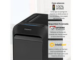 Destructora de papel - Fellowes  LX220, Minicorte 4X12 MM, Negro