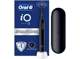 Cepillo eléctrico - Oral-B iO 2, 1 cabezal, Diseñado por Braun, Negro