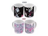 Taza - I love you Lilo & Stitch, Termosensible, Cerámica, 325 ml