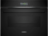 Horno compacto - Siemens CB734G1B1, Multifunción, Hidrolítico, 47 l, autolimpieza oxyLitic, App Home Connect, 60 cm, Negro