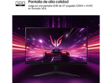 Monitor gaming - LG 27GS75Q-B, 27, QHD, 1 ms, 180 Hz, HDMI x2, DisplayPort x1, Morado Grisáceo