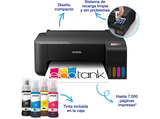Impresora - Epson EcoTank ET-1810, Con depósito recargable, Hasta 3 años de tinta incluida, Conexión Wi-Fi, 5 años garantía, Negro