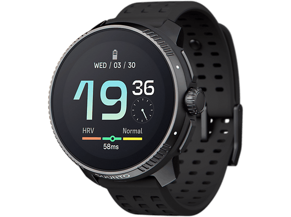 Reloj deportivo - Suunto Race, Negro, 125-175 mm, 1.43" AMOLED, +95 Modos deporte, Autonomía hasta 26 días