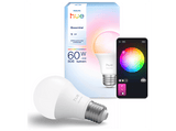 Bombilla inteligente - Philips Hue E WCA 806 A60 E27 1P EU, Bluetooth/Zigbee, 60W, 806 lumen, Blanco
